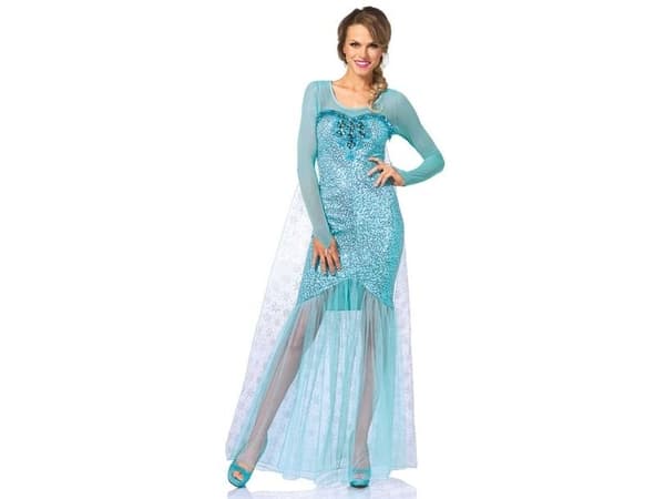 Fantasy Snow Queen maskeradkostym