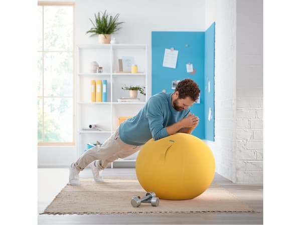 Ergonomisk balancebold Leitz Cosy gul