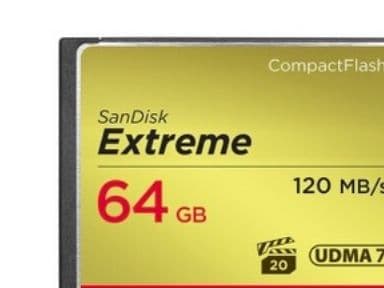 SanDisk Extreme - Flash-minneskort - 64 GB - 567x - CompactFlash