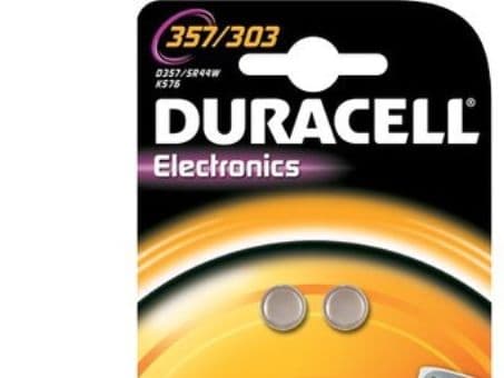 Duracell Electronics 357H - Batteri 2 x SR44 - sølvoksid - 190 mAh
