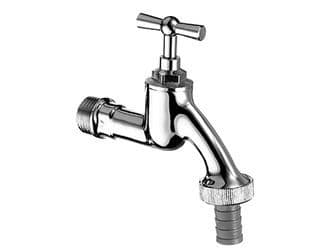 Schell Draw-off valve with butterfly handle 1/2 "chrome (034050699)
