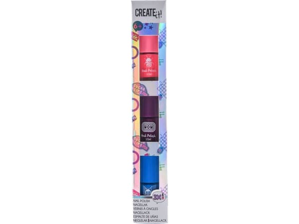 Create it! nagellack 3-pack rosa 6+