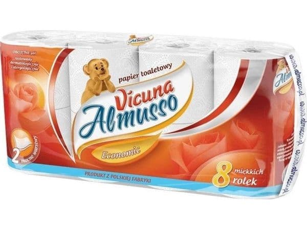 Almusso toalettpapper Decor, 3-lagers, 6 st