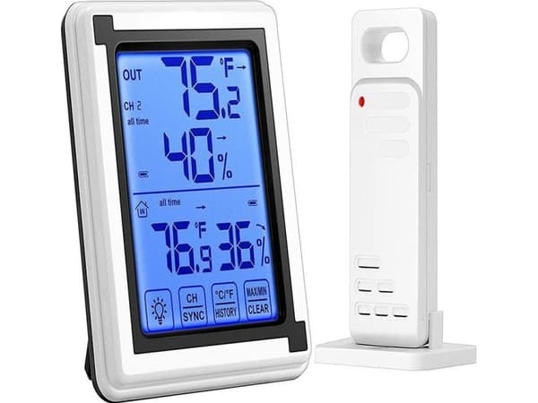Retoo trådløs værstasjon hygrometer + sensor