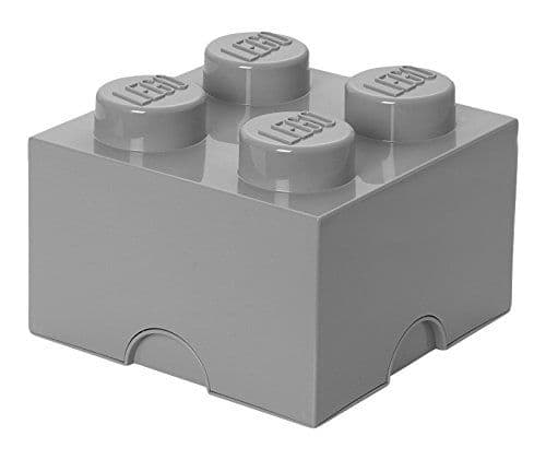 LEGO Oppbevaringskloss 4 - väri harmaa