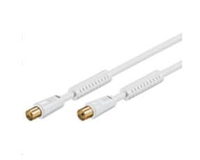 Microconnect COAX010WHQ, 10 m, Koaksiaalinen, Koaksiaalinen, Valkoinen