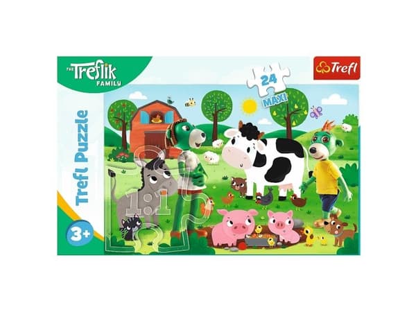 Trefl 14361, 24 styck, Tecknade serier, 3 År