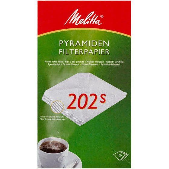 Melitta Pyramide Kahvisuodatin 202s - 100 kpl.