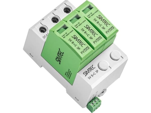 Simet overspenningsvern SV B+C 3P SIMTEC 85036002 for solcelle