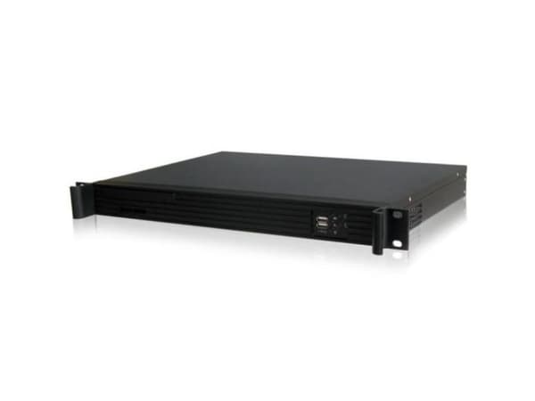 Techly I-CASE IPC-140, Ställning, PC, Svart, Mini-ITX, Metall, 1U