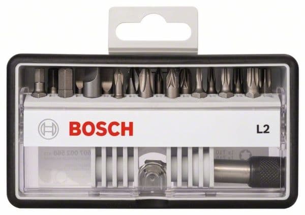 Bosch Robust Line 2607002568 bitsett med 19 deler