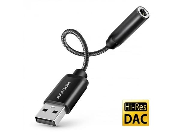 AXAGON ADA-HA USB-A Hi-Res DAC ljudadapter