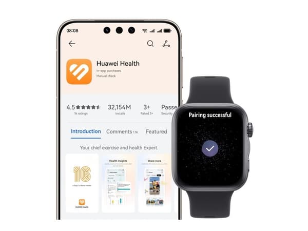 Huawei Watch Fit 5, svart