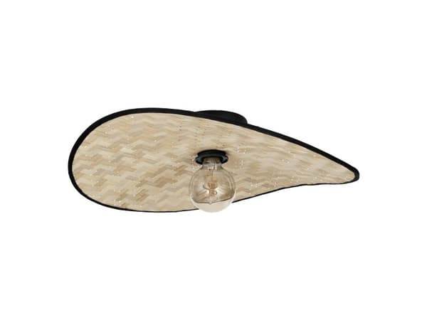 EGLO MARYWELL LOFT 500X345 E27 svart/bambu