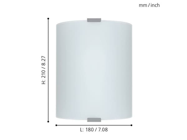 EGLO grafik vägg satin