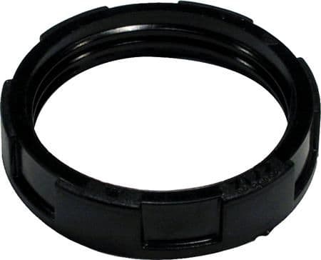 Omløbsring til E27 fatning Ø48mm sortØ47x9 mm Termoplast