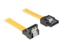 DeLOCK 0.1m SATA Cable, 0,1 m, Keltainen