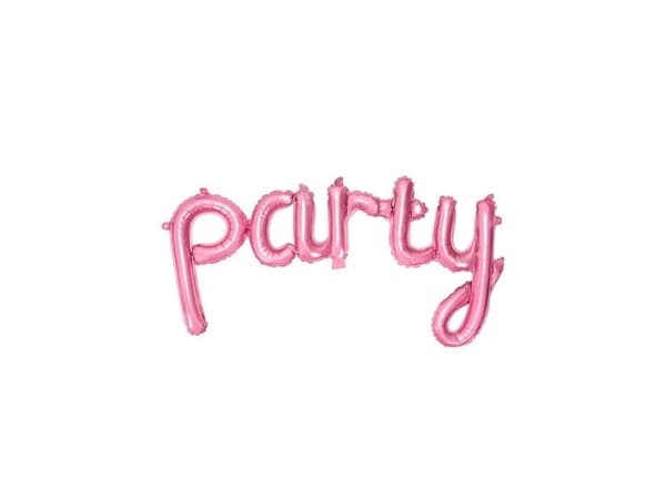 Folieballon PARTY pink