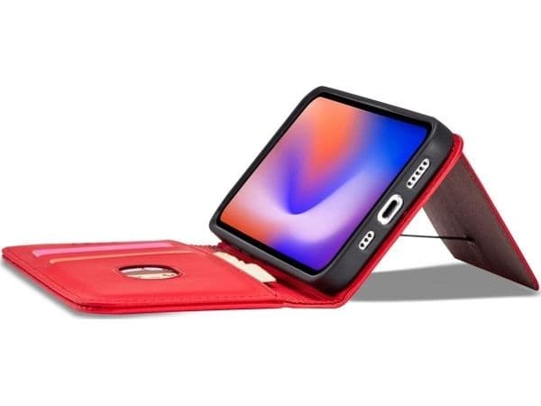 Magnetkortetui til iPhone 12 Pro Max - rød