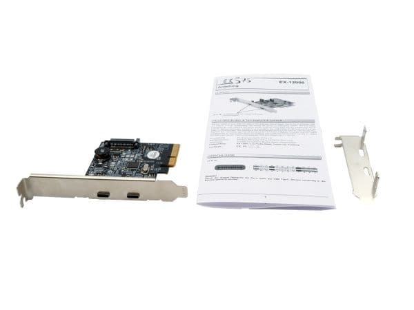 EXSYS EX-12000, PCIe, USB 3.2 Gen 2 (3.1 Gen 2)