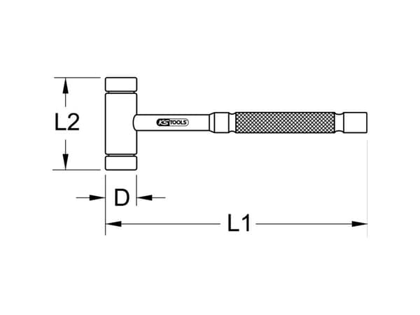 KS Tools 963.2145 9632145 Maskinhammer 1 stk