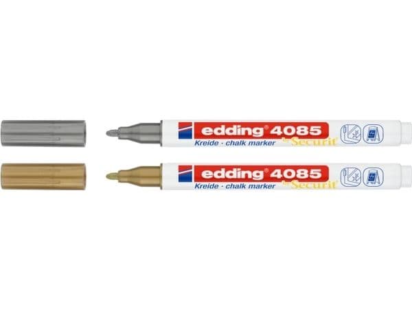 Edding 4085, Kulta, Hopea, Bullet, 2 kpl