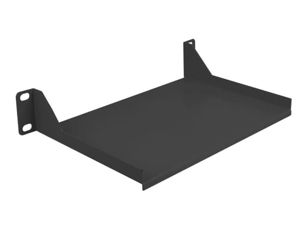 Delock - Rackhylde - sort - 1U - 10"
