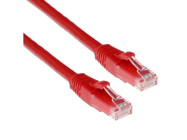 ACT Red U/UTP CAT6 patchkabel snagless 2,00 m (RJ45) röd