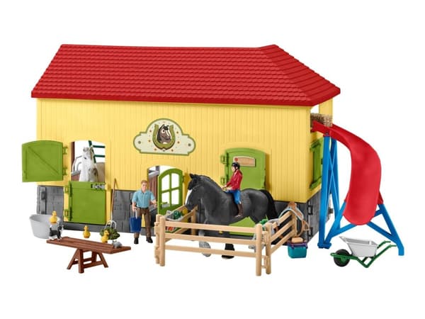 Schleich Farm World hestestall
