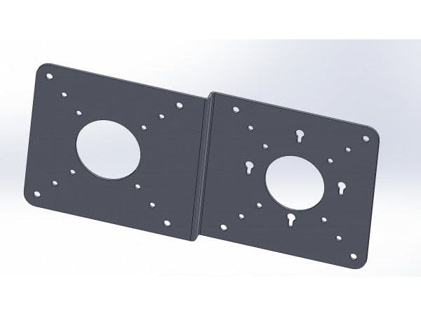ALLNET VESA_MINIPC_PLATE, Svart