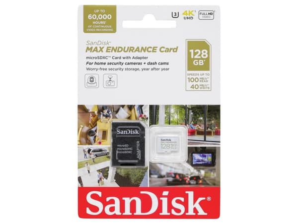 SanDisk - Flash-minneskort - 32 GB - Class 4 - microSDHC - svart