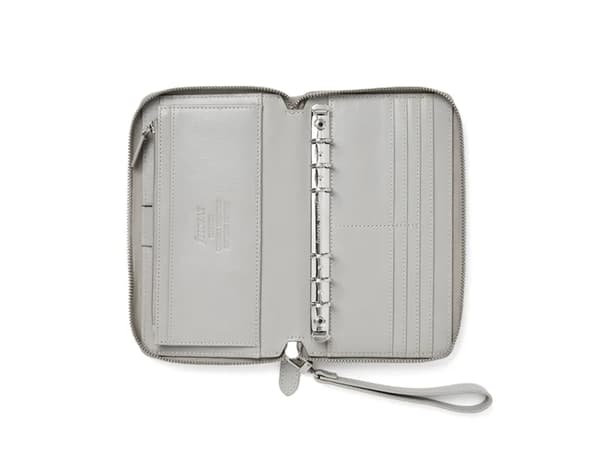 Filofax Malden Systemkalender Personal Compact Zip Stone