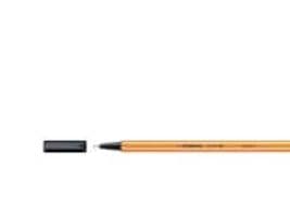 Fineliner Stabilo Point 88 sort 0,4 mm - (10 stk.)