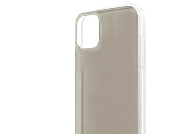 AMG electroplate sort/hvit etui til iPhone 11 / XR 6.1" - transparent
