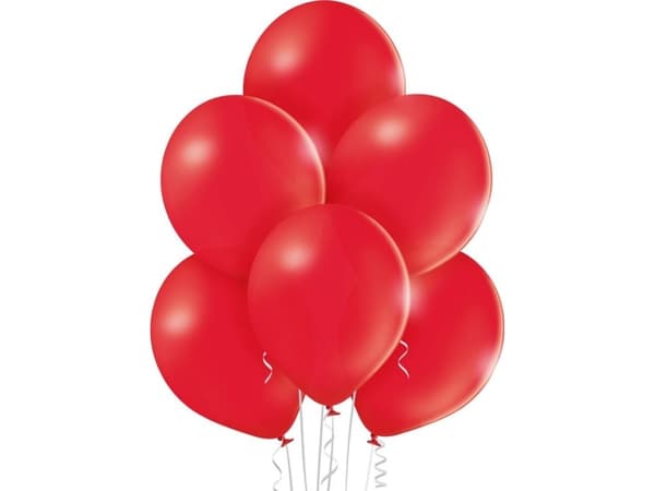 Pastellrøde ballonger 100 stk.