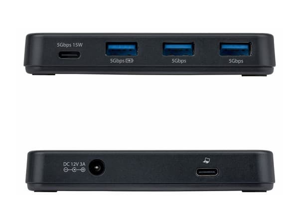 Startech - Hub - 3 x SuperSpeed USB 3.0 + 1 x USB-C (strømlevering) - stasjonær