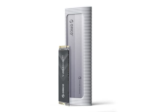 Orico AXM2F M.2 SATA SSD USB-C-diskhölje - grå