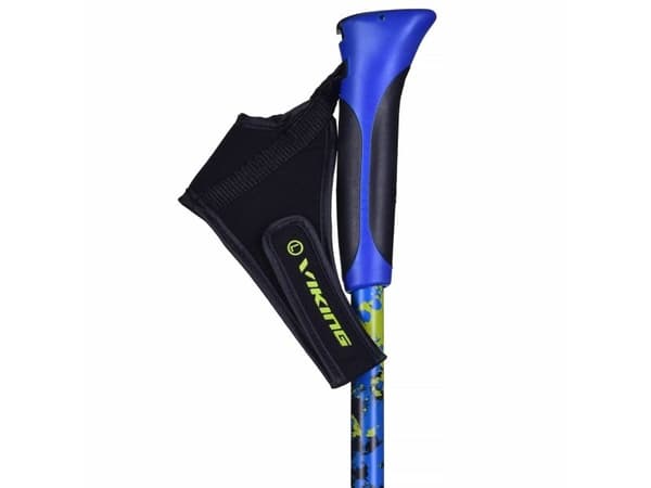 Viking Ruten Pro Nordic Walking-staver blå/lime