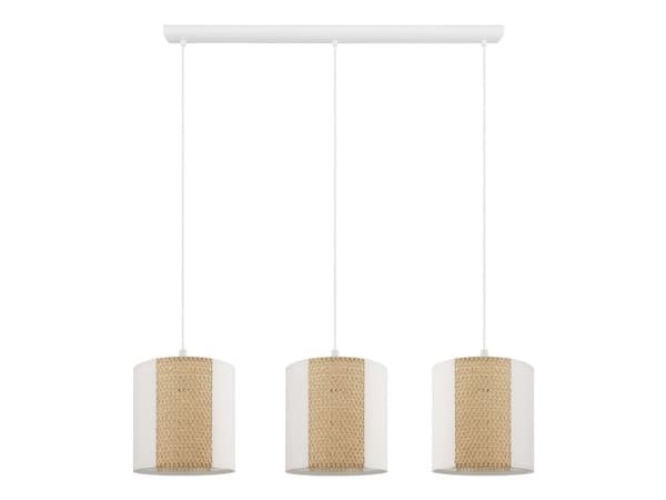 EGLO ANHEM LANGBORD 3L E27 hvit/havgress/papir