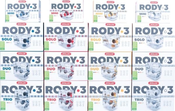 Zolux bur for hamster/mus RODY 3 MINI blå