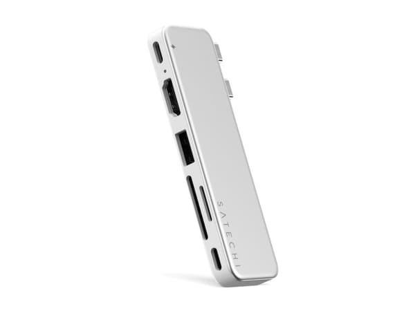 Satechi USB-C Snap Hub för MacBook Neo - Silver