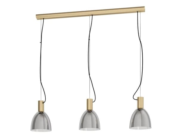 EGLO LEBALIO langbord 3L E27 BM/sort transp.
