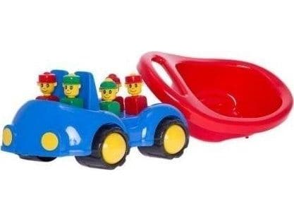 Lekbil med personer