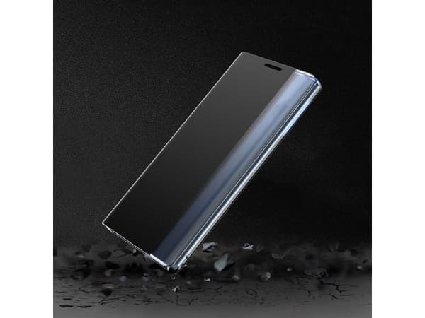 Sleep Case bokfodral-typ med smart fönster för iPhone 13 - blå