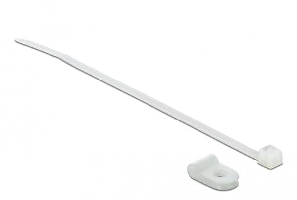 Delock - Kabelbinder - 10 cm - vit