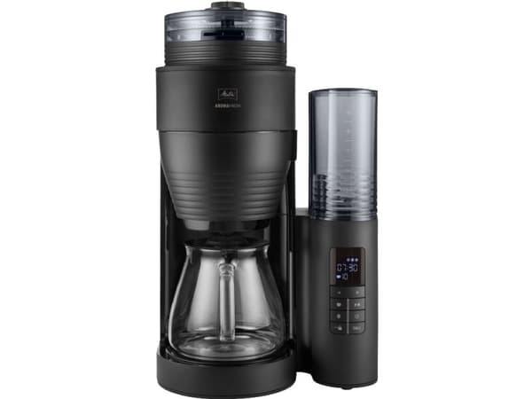 Melitta AromaFresh X (svart matt/silver, med kvarn)