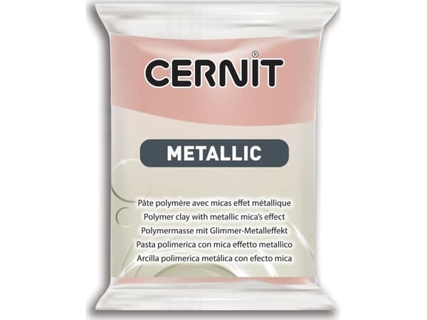 Cernit Metallic 052 56 g pink gold