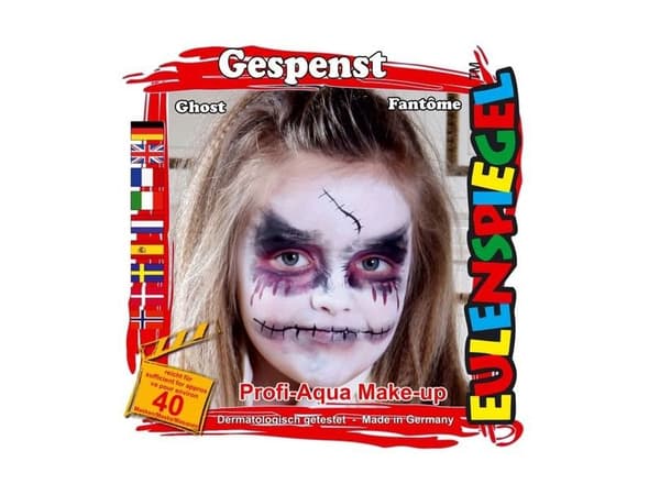 Eulenspiegel Spøgelse makeup