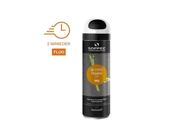 SOPPEC mærkespray TP TEMPO 500 ml. HVID - 2313640