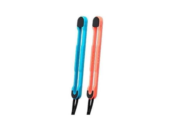 Nintendo Joy-Con 2 Strap - Håndleddsstropptilbehør for spillkontroll - lys blå, lys rød (en pakke 2)